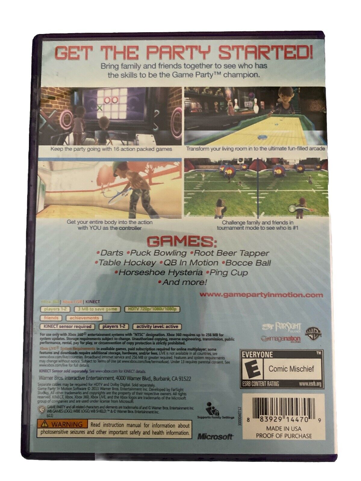 Game Party In Motion-Xbox 360
