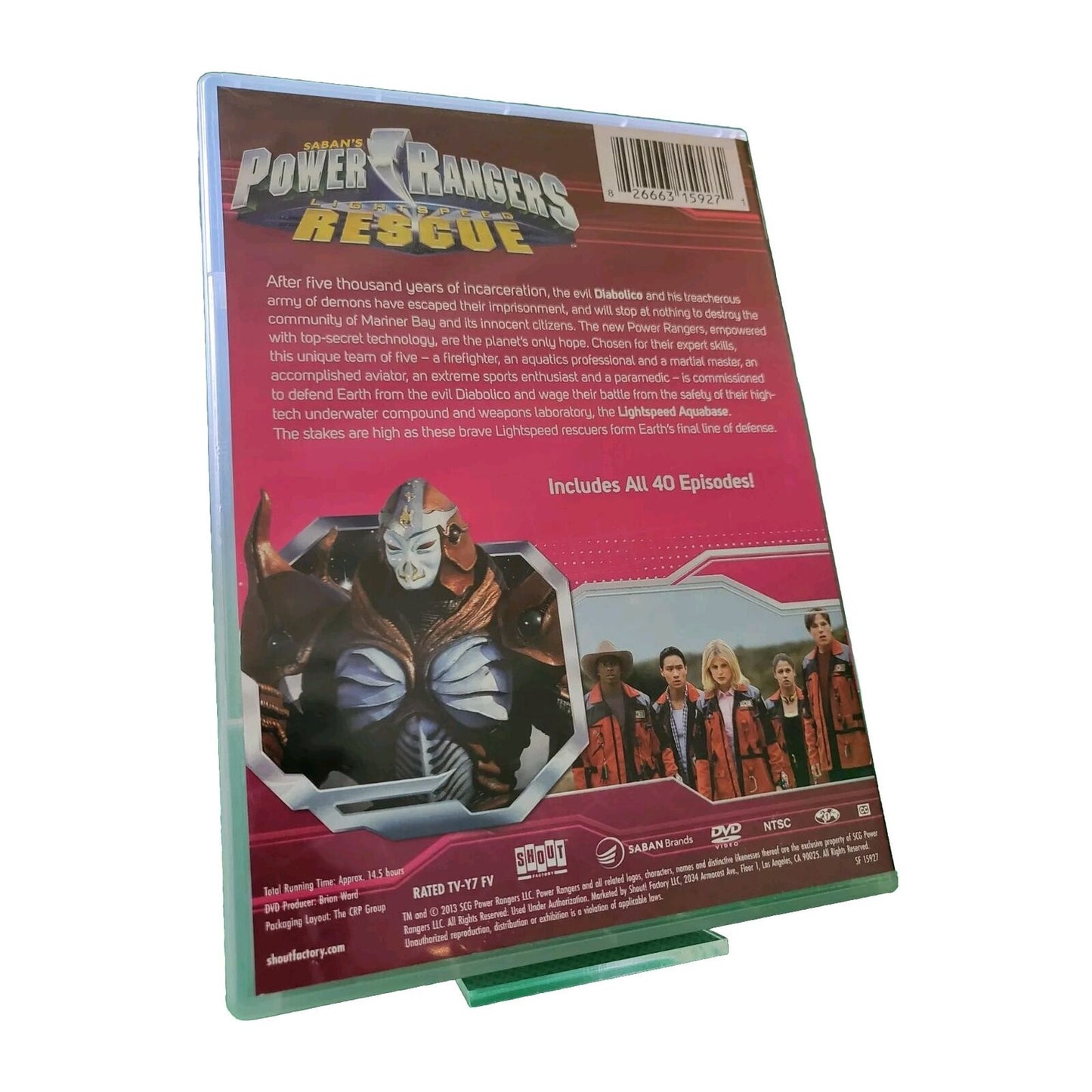 Power Rangers Lightspeed Rescue The Complete Series-DVD-2001