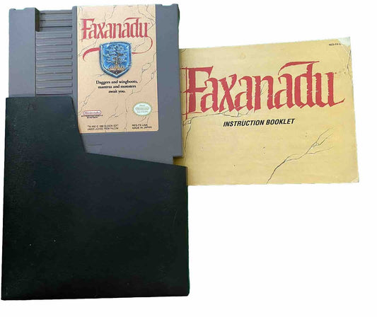 Faxanadu with Instruction Booklet - Nintendo