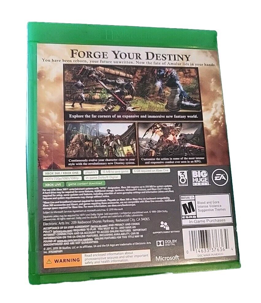 Kingdons Of Amalur Reckoning-Xbox One