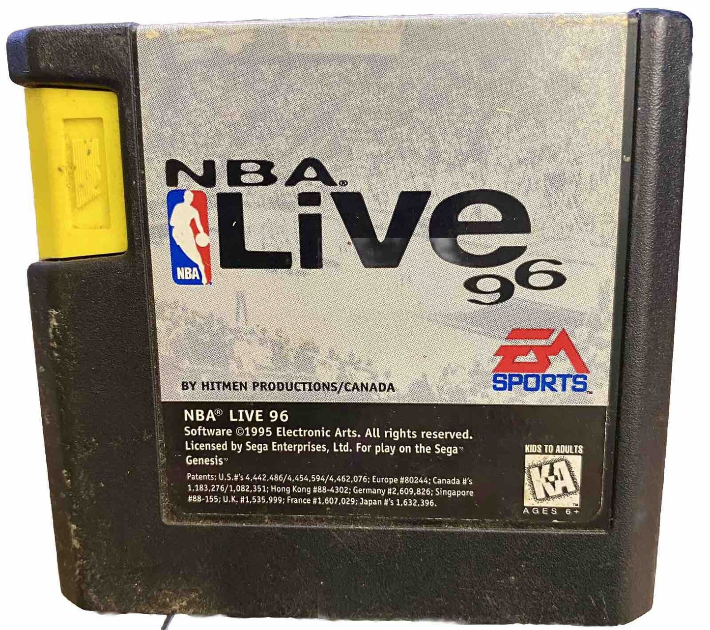 NBA Live 96-Sega Genesis