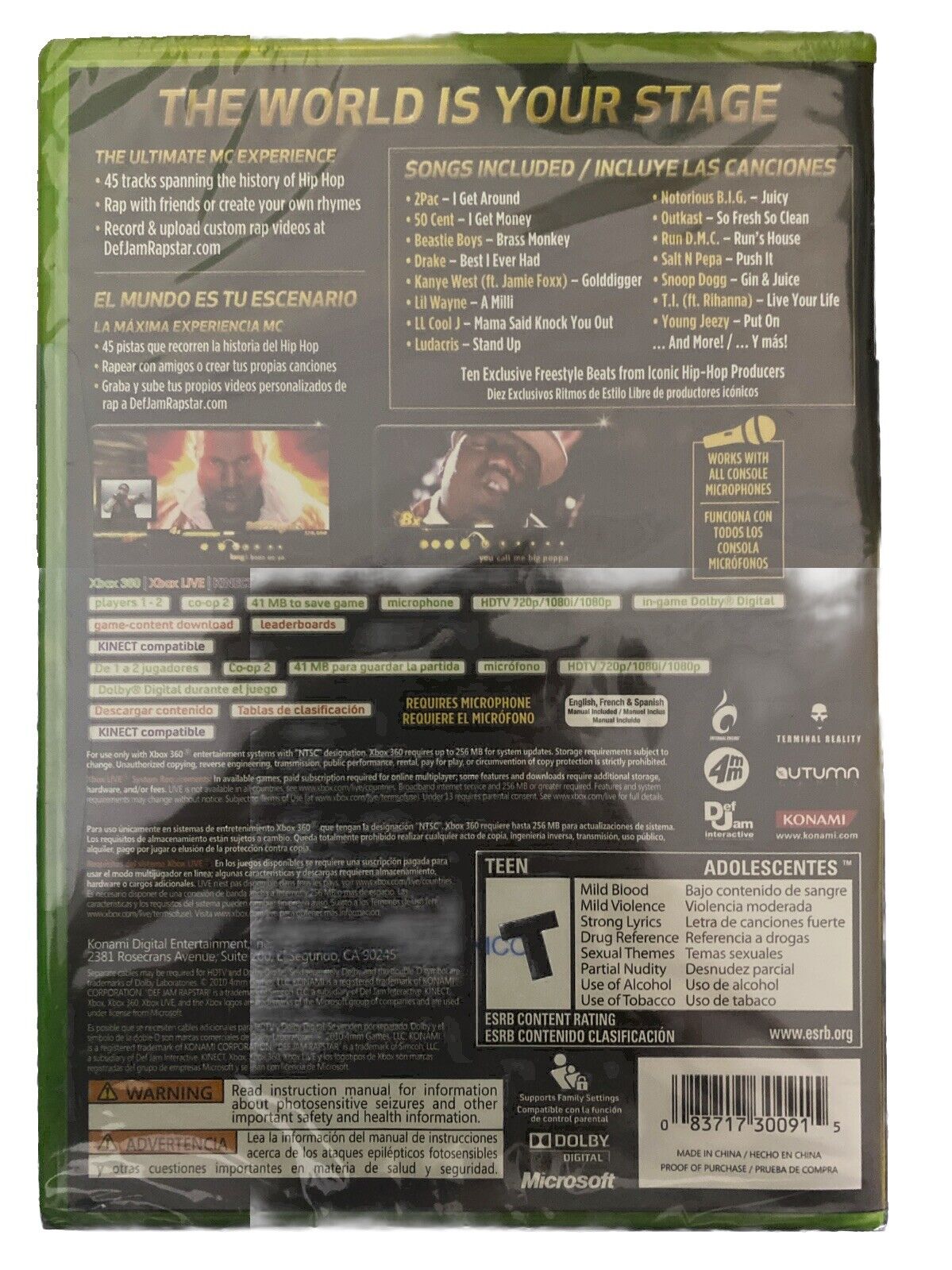 Def Jam Rapstar-Xbox 360