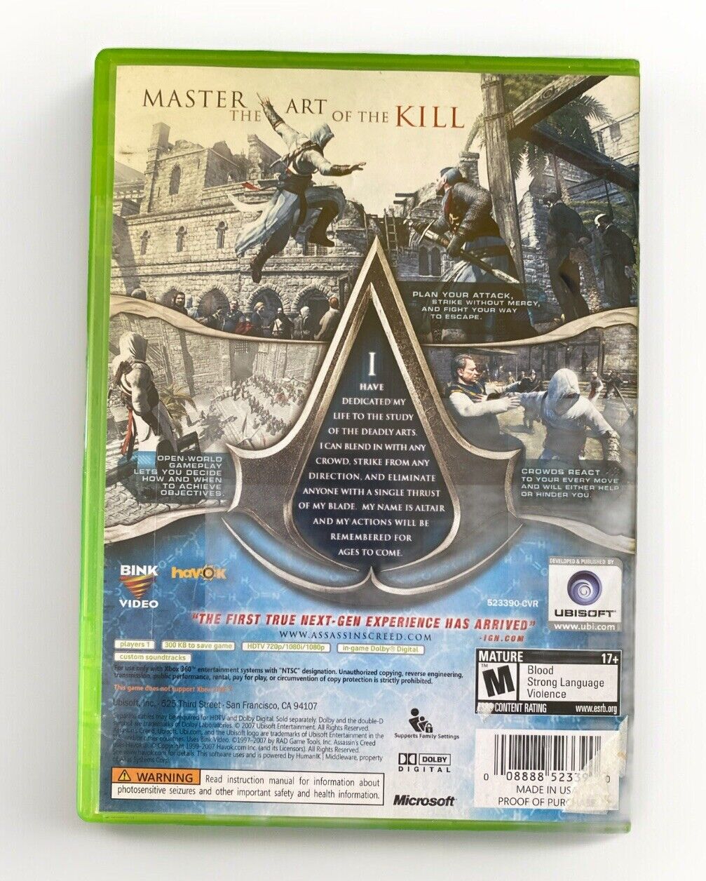 Assassins Creed-Xbox 360