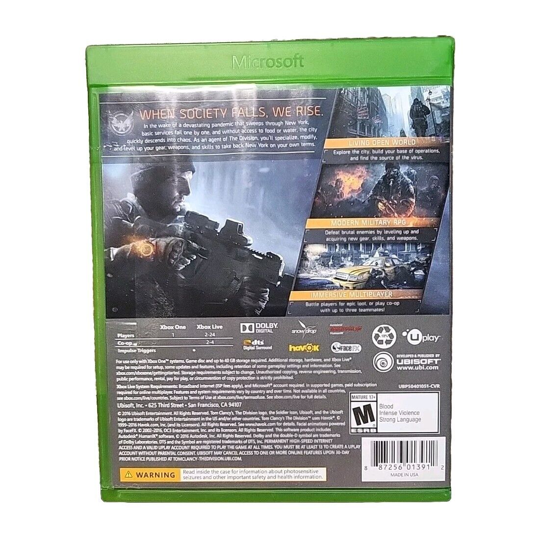 Tom Clancy's-The Division-Xbox One