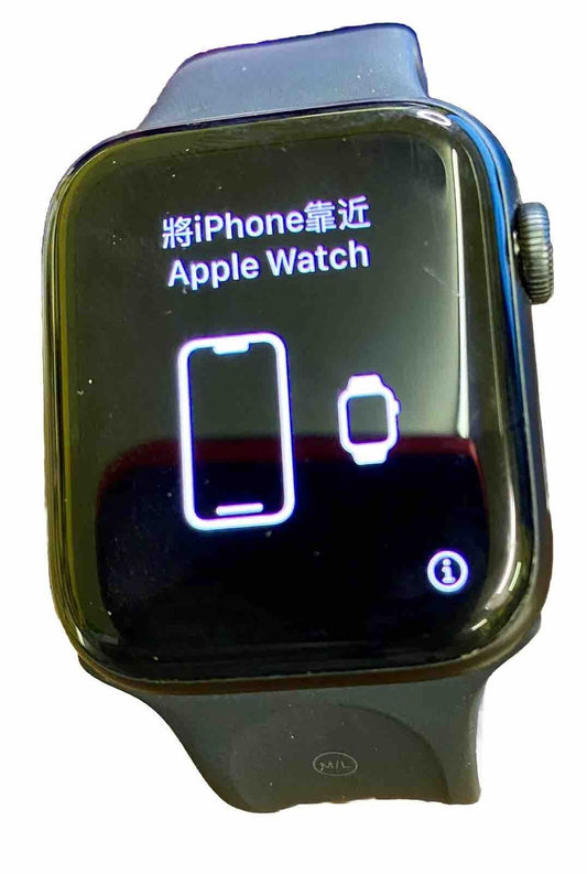 Apple Watch Series 6 GPS + LTE, 44MM Space Gray Aluminum Case & Black Sport Band