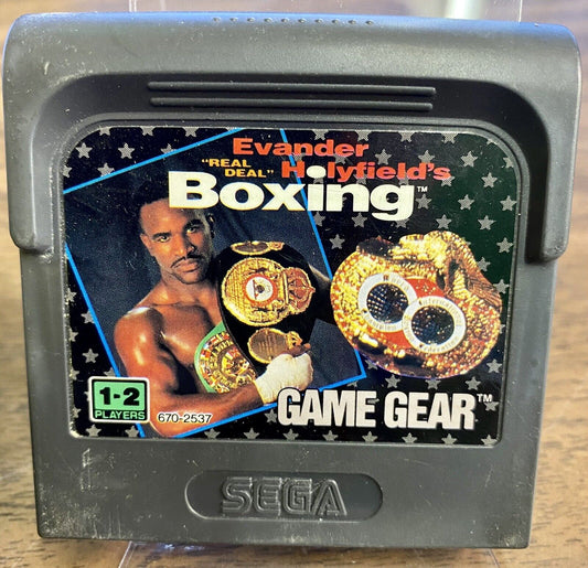 Evander Holyfield's Real Deal Boxing-Game Gear