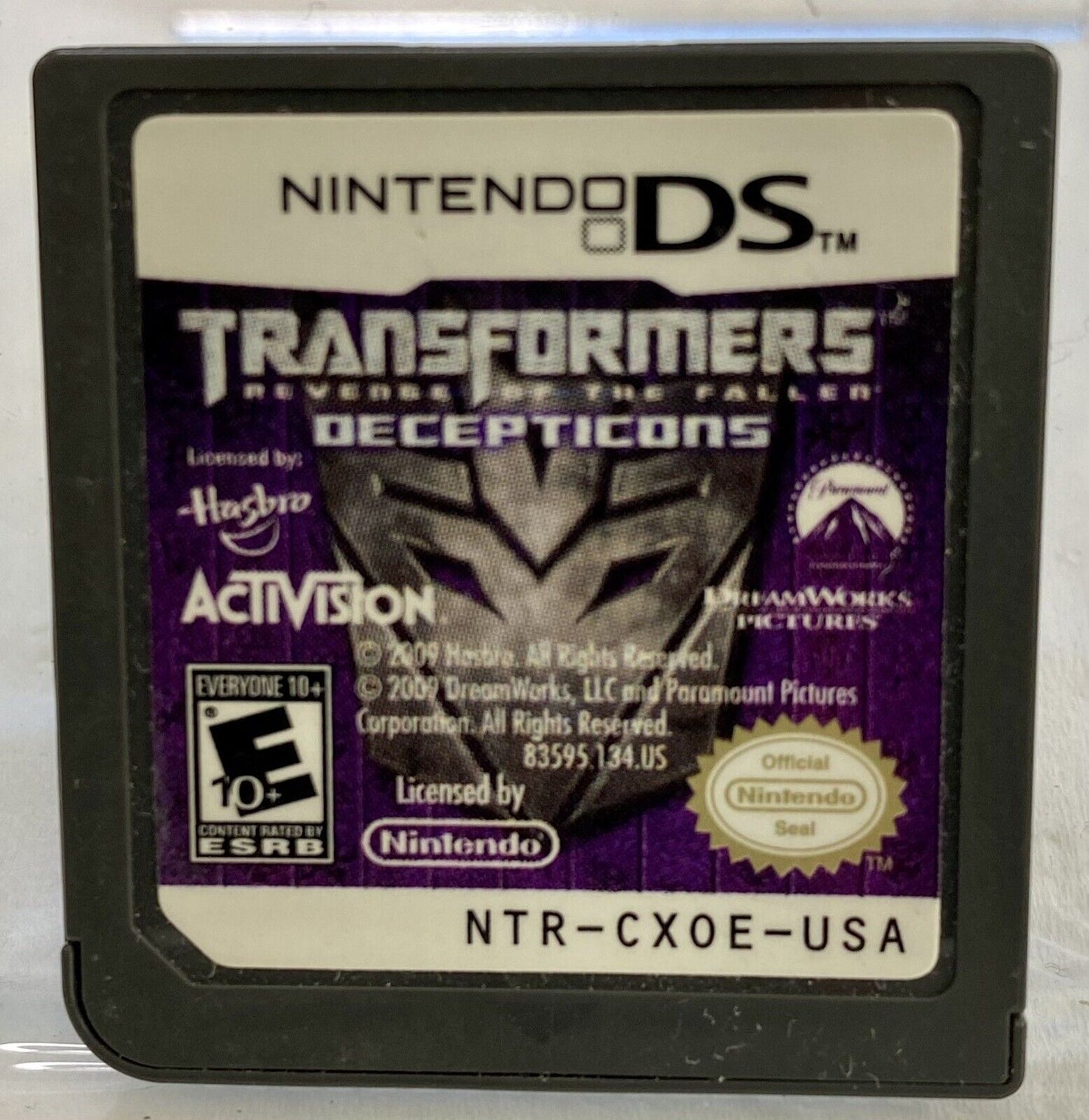 Transformers Revenge of the Fallen Decepticons Nintendo DS