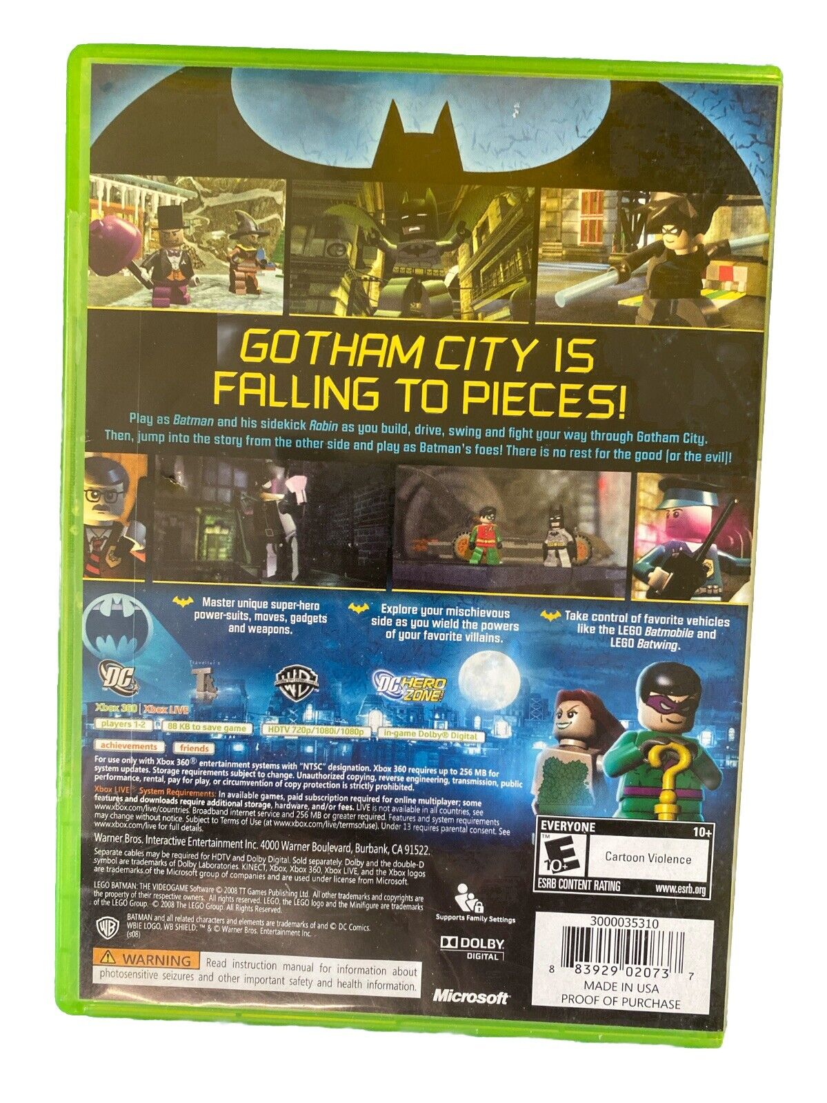 Lego Batman The Video Game-Xbox 360