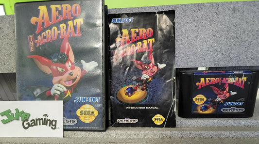 Aero the Acrobat (Sega Genesis, 1993) CIB Ships Fast USA Seller