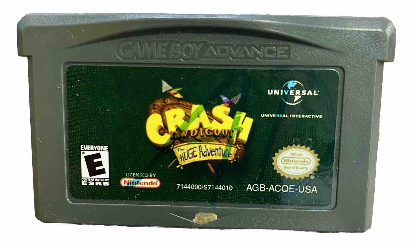 Crash Bandicoot The Huge Adventure-Gameboy Advance