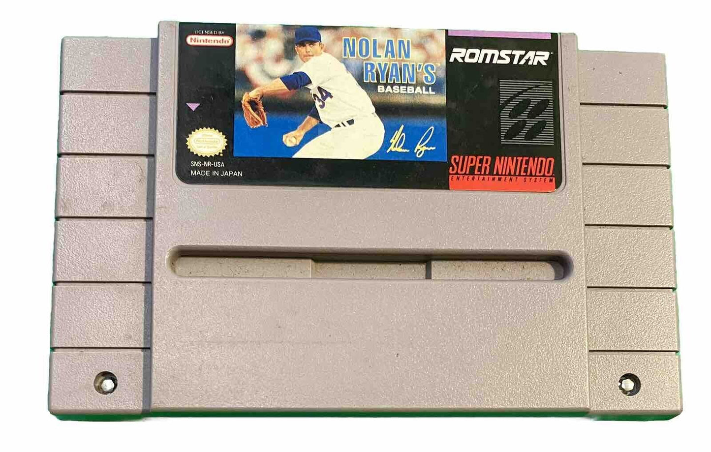 Nolan Ryan's Baseball - Super Nintendo