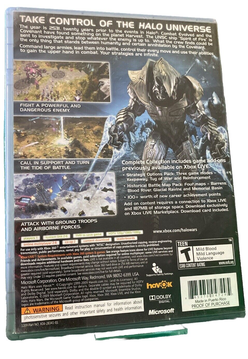 Halo Wars Platinum Hits-Xbox 360