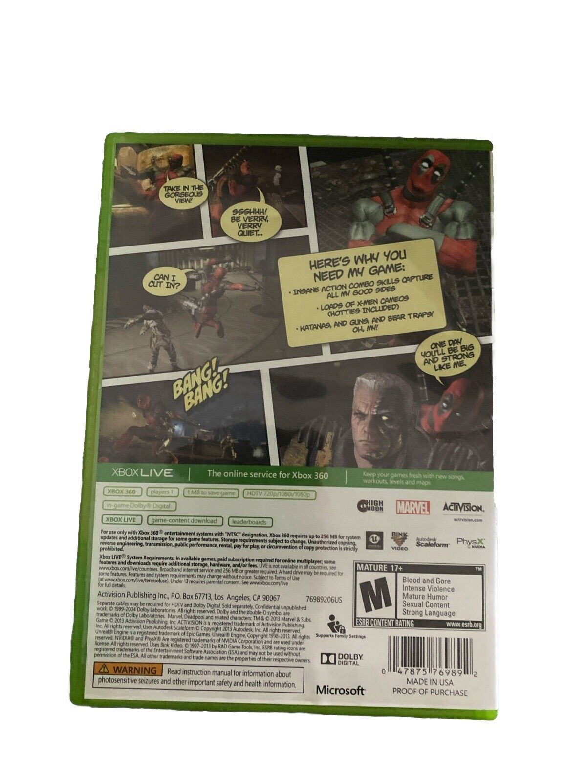 Deadpool-Xbox 360