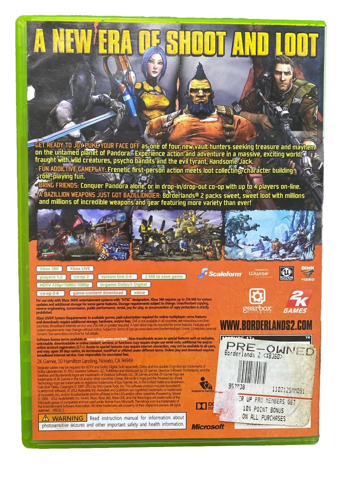 Borderlands 2-Xbox 360