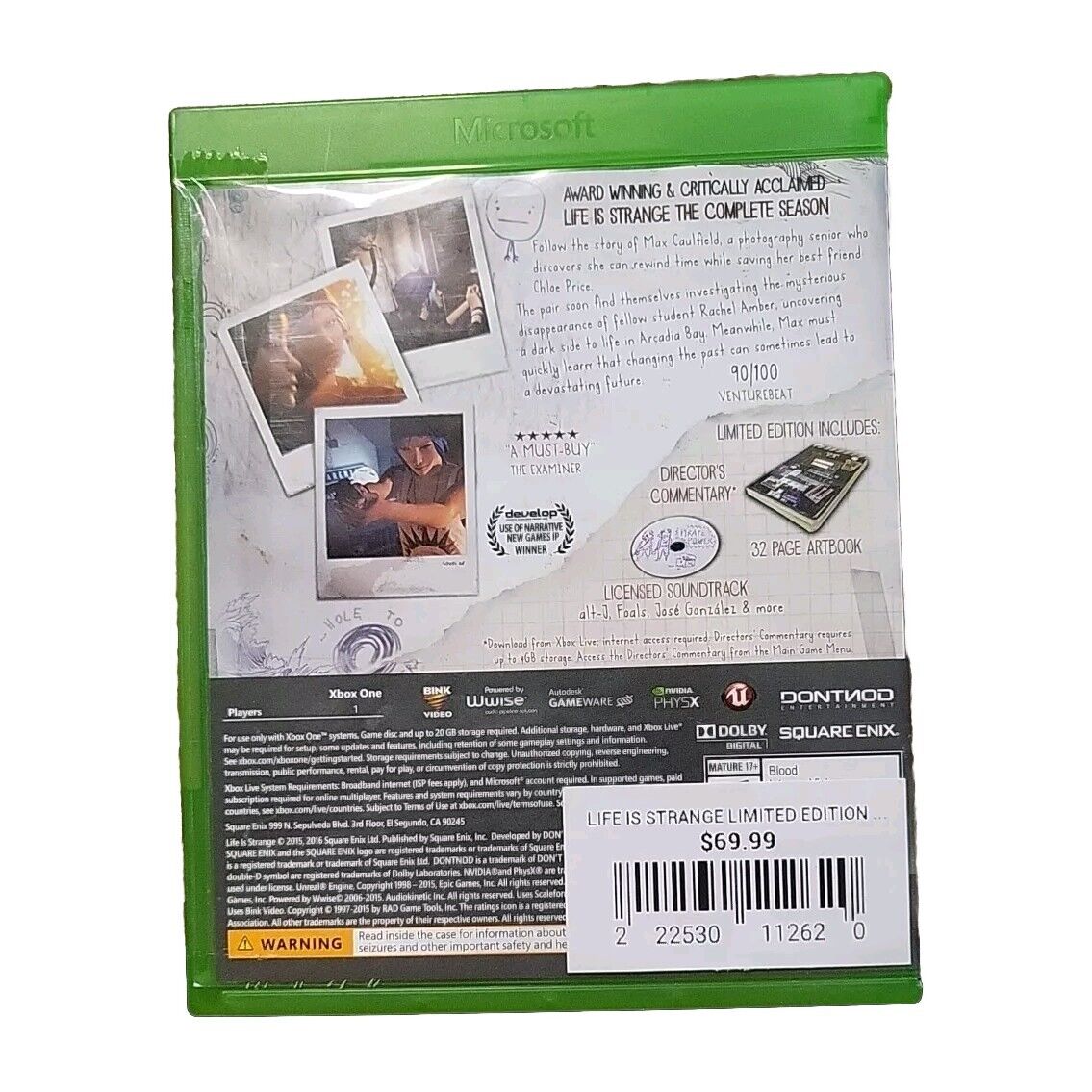 Life Is Strange Limited Edition-Xbox One