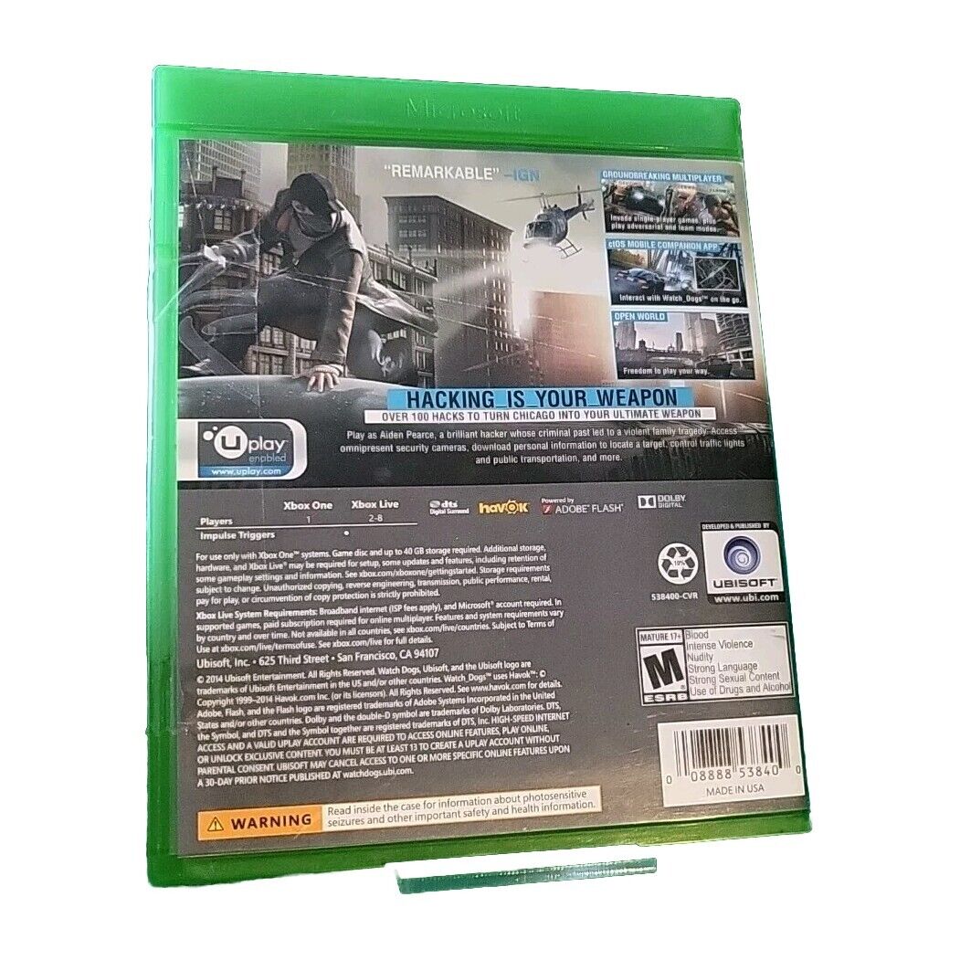 Watch Dogs -Xbox One