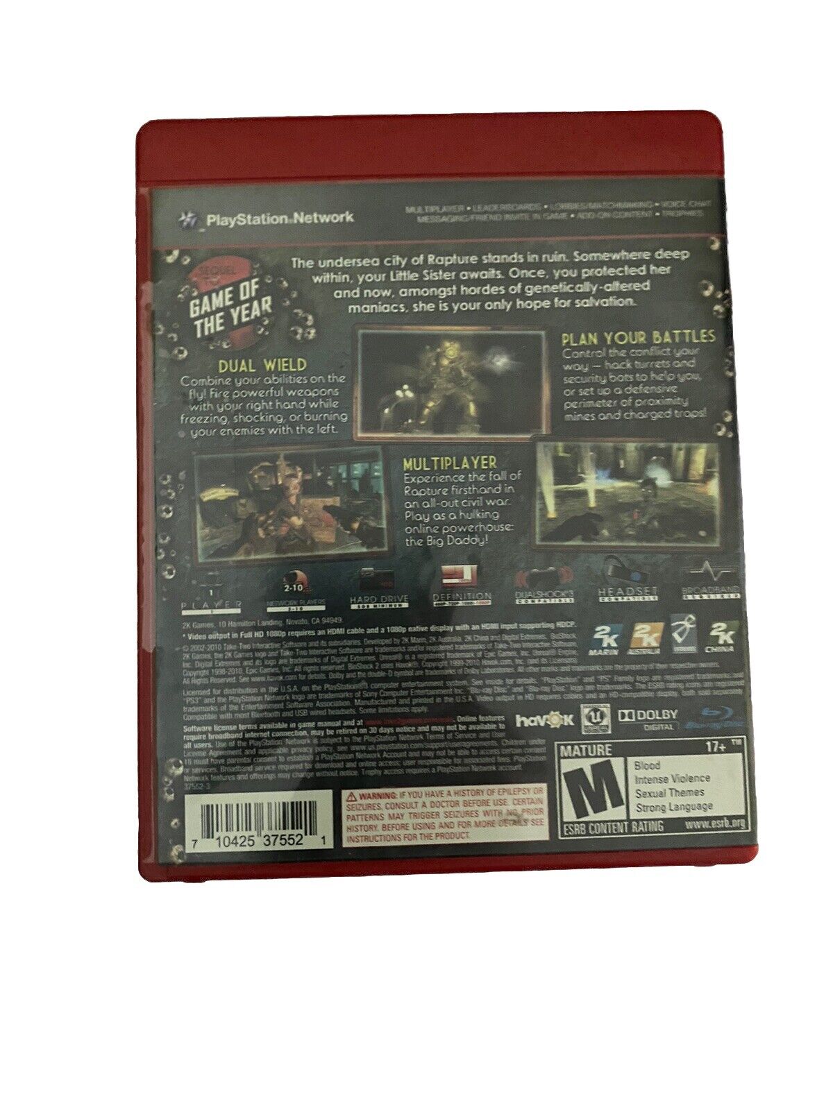 Bioshock 2 Greatest Hits-PS3