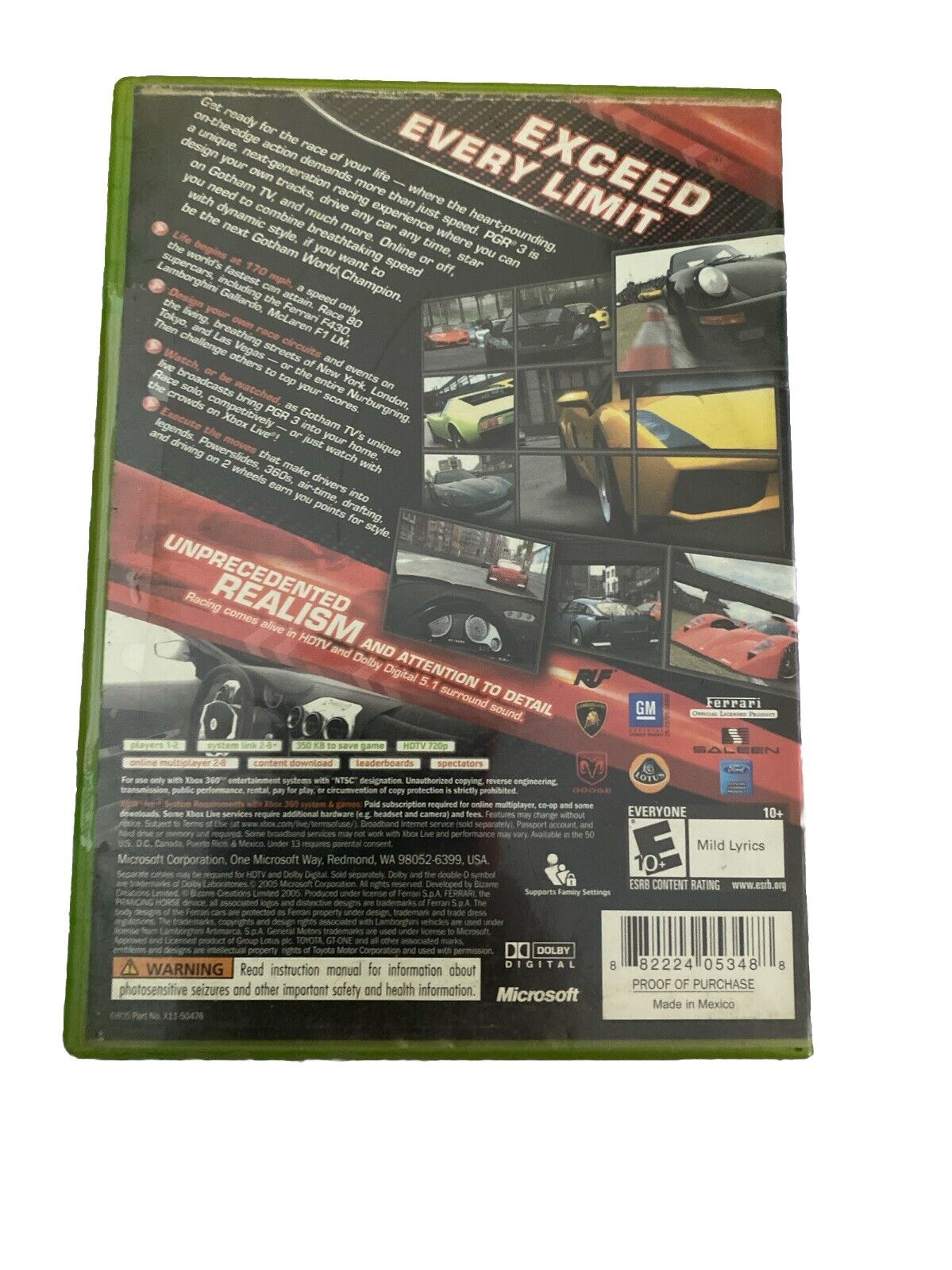 Project Gotham Racing 3-Xbox 360