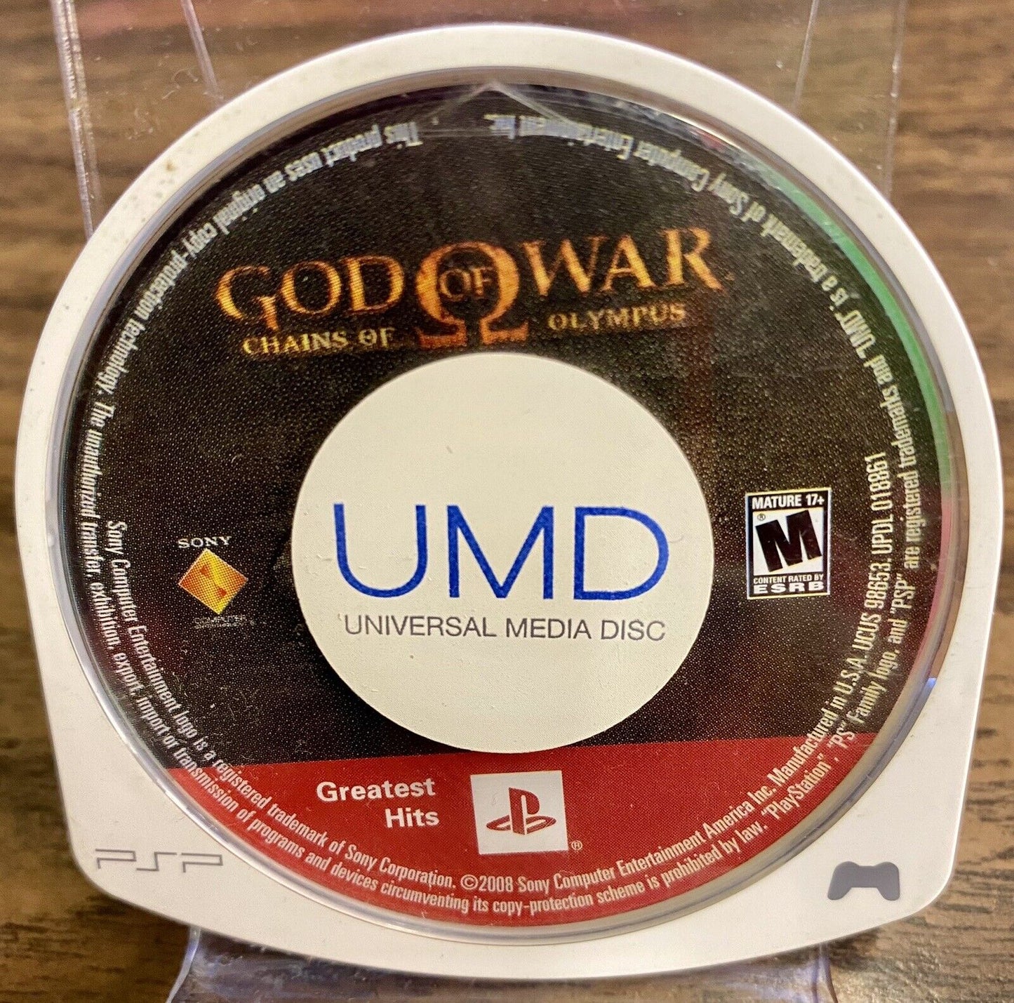 God of War Chains of Olympus Greatest Hits - PSP