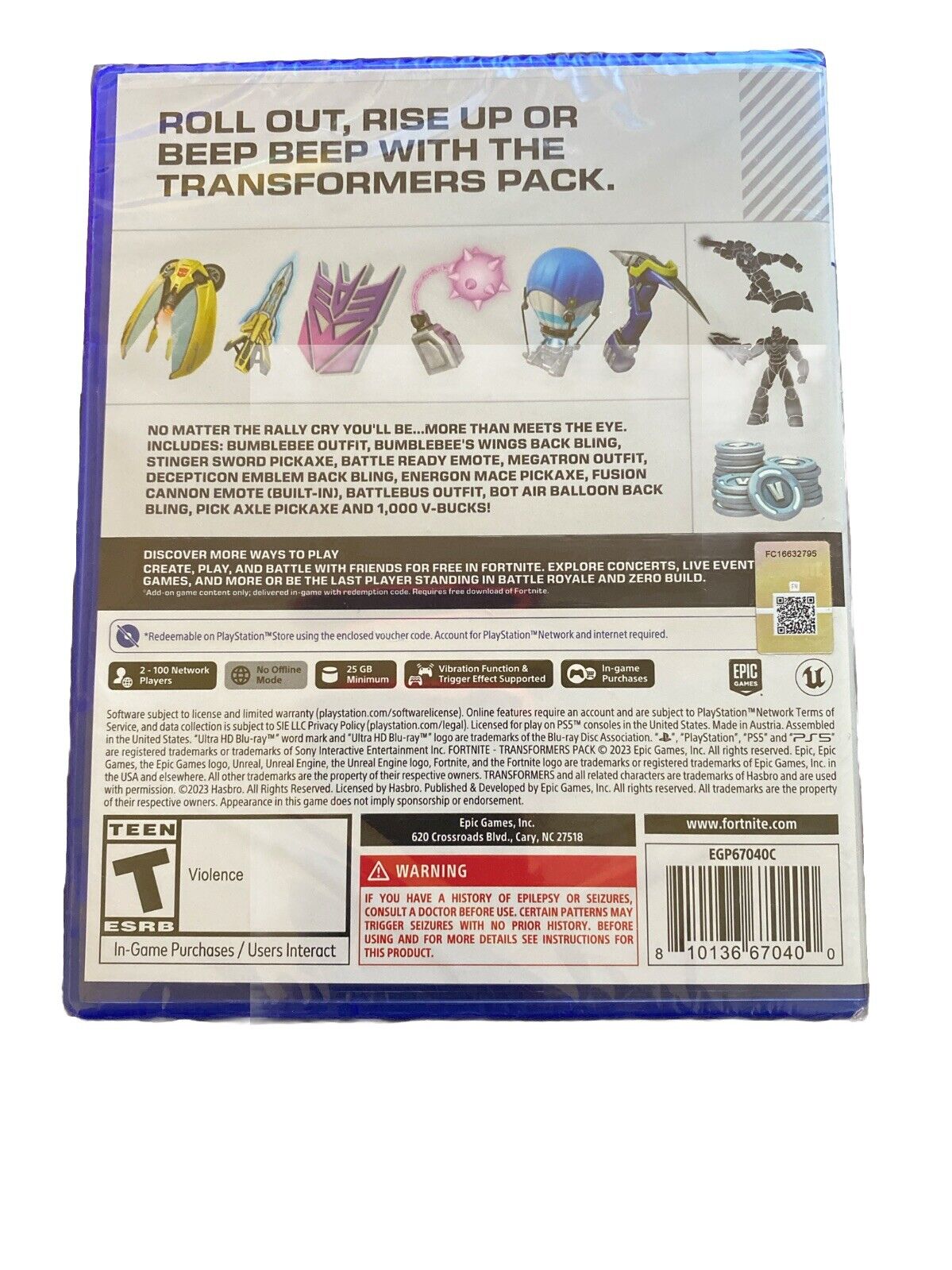 Fortnight Transformers Pack-PS5