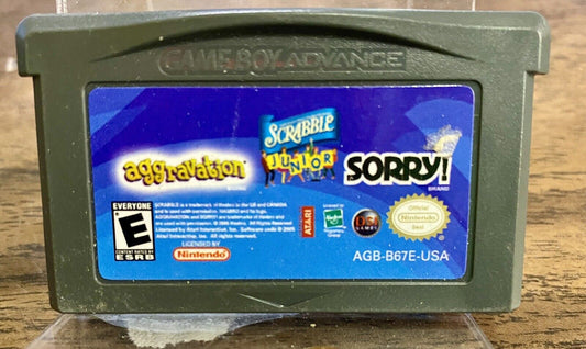 Aggravation ScrabbleJunior Sorry Gameboy Advance