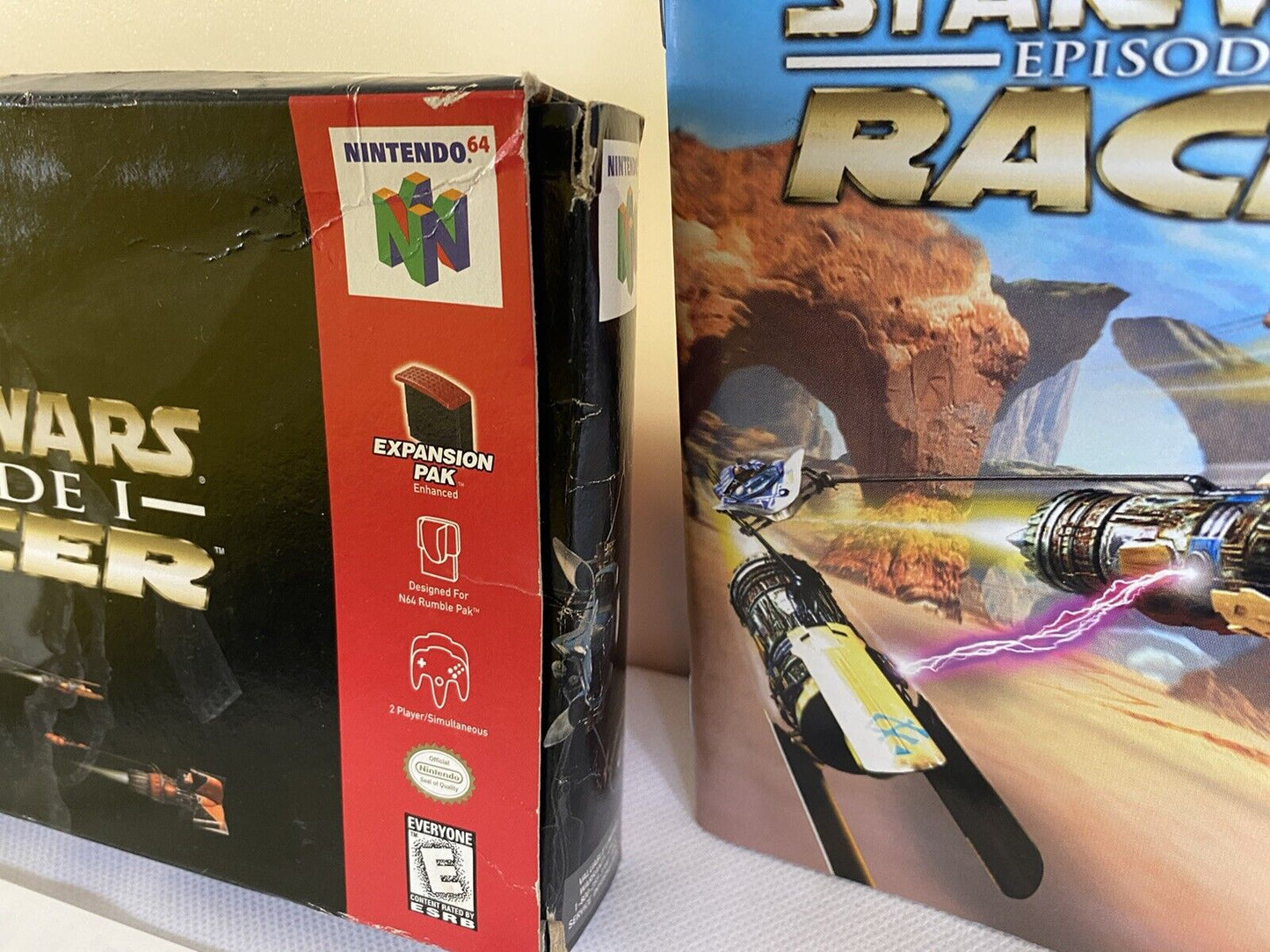 Star Wars Episode 1 Racer N64 CIB Authentic Complete With Manual & Insert