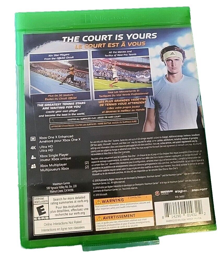 Tennis World Tour-Xbox One