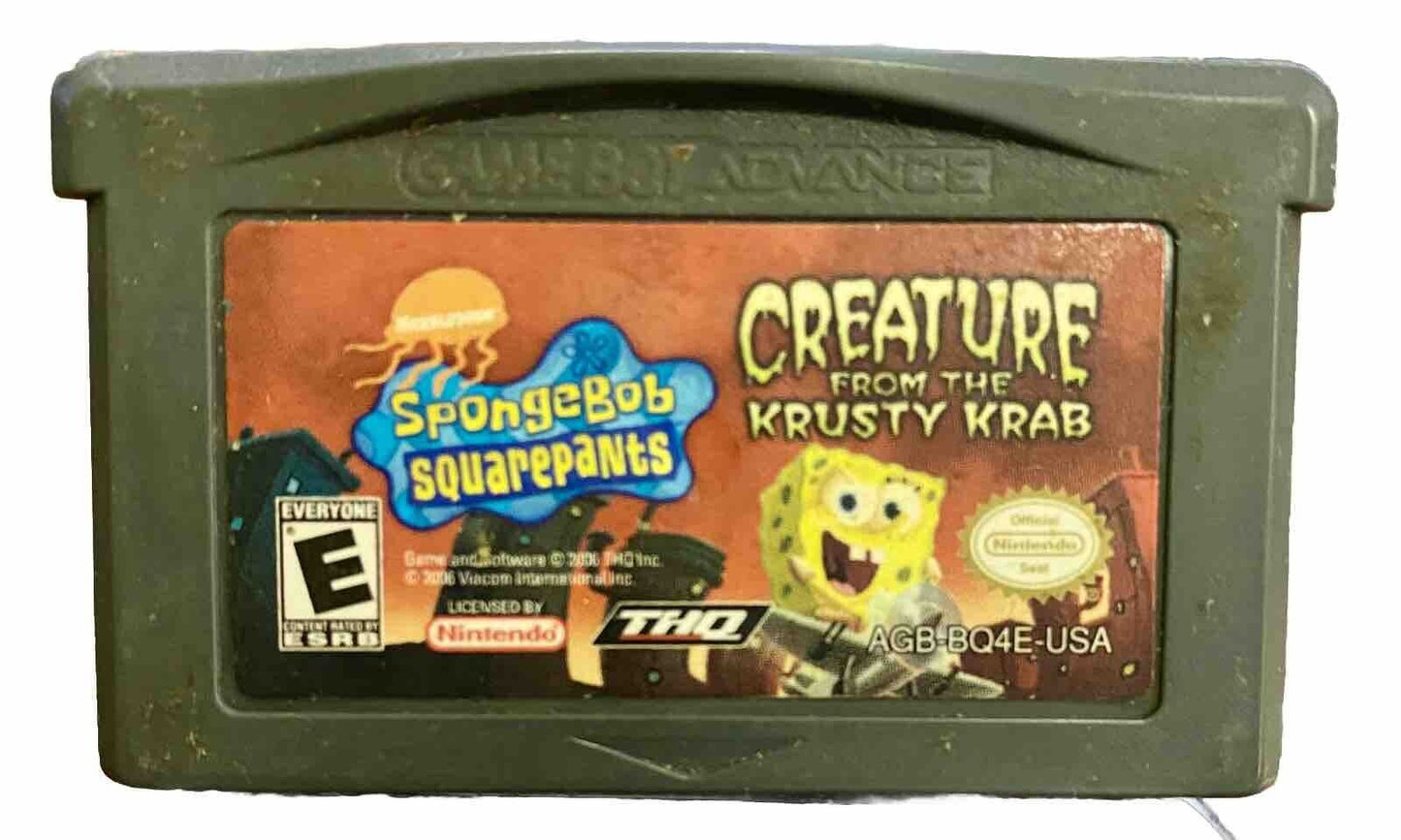 SpongeBob SquarePants Creature From The Krusty Krab-Gameboy Advance