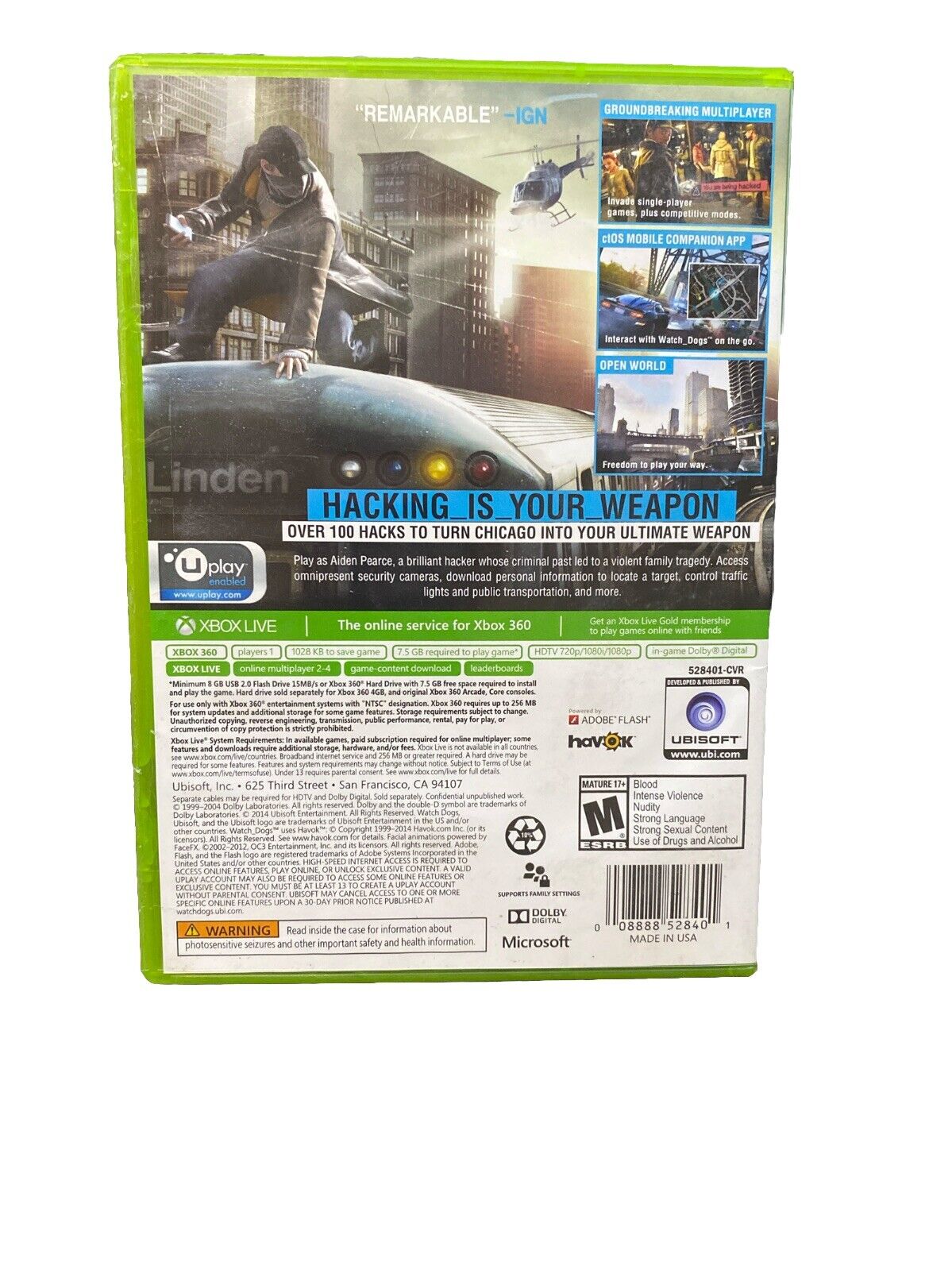 Watchdogs-xbox 360