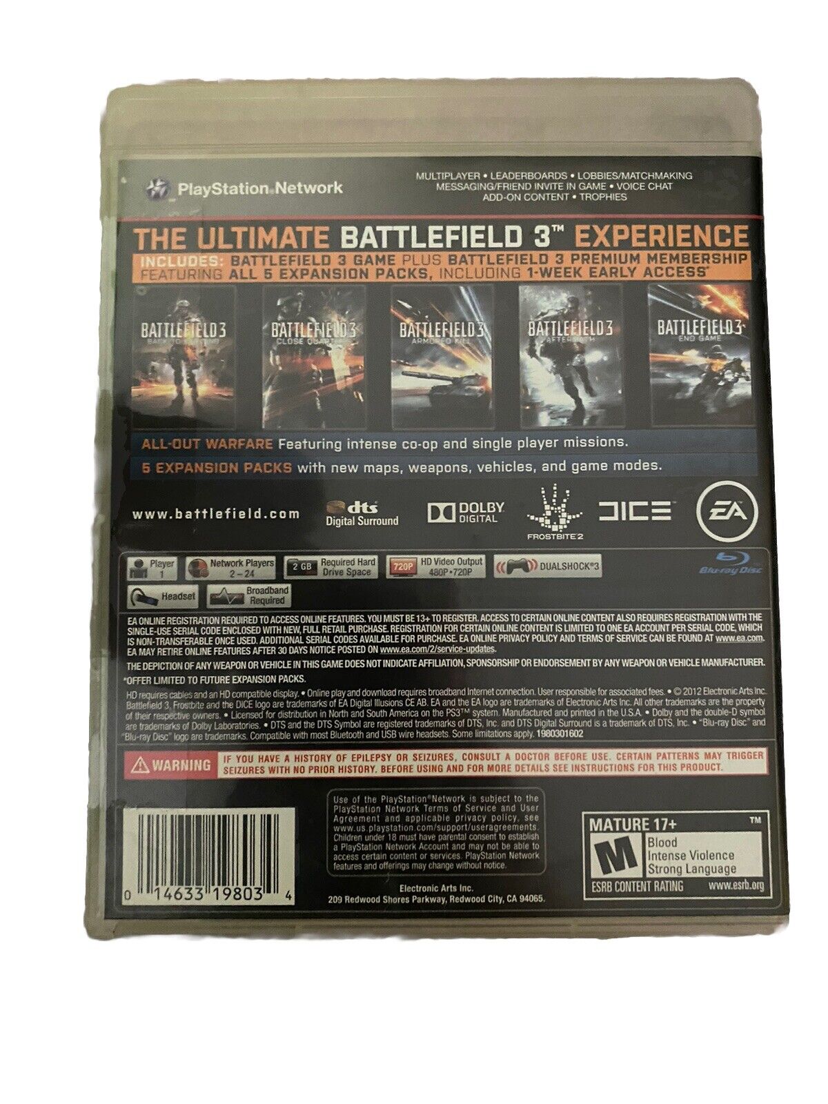 Battlefield 3 Premium Edition-PS3