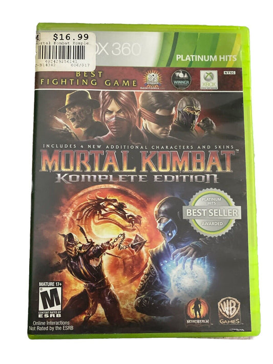 Mortal Kombat Komplete Edition-Xbox 360