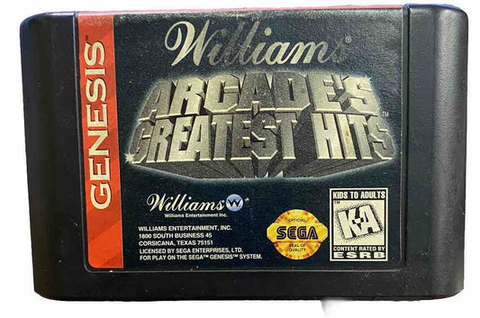 William's Arcades Greatest Hits-Sega Genesis