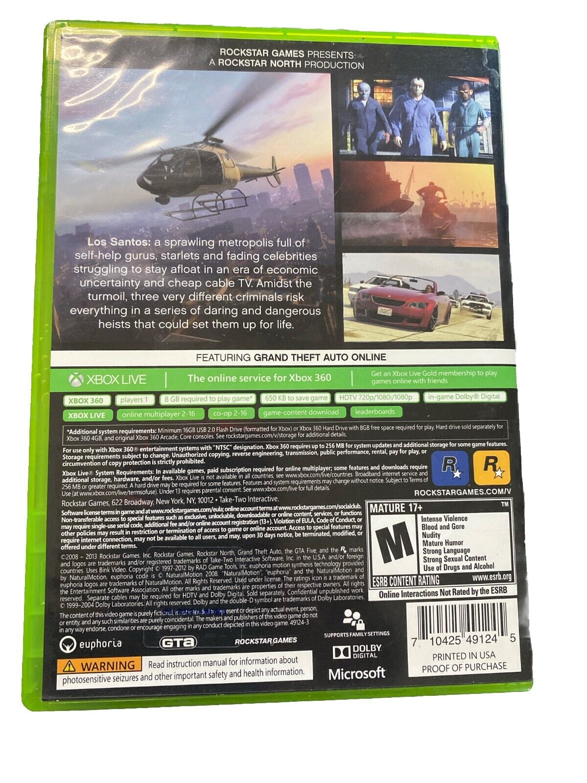 Grand Theft Auto V-Xbox 360