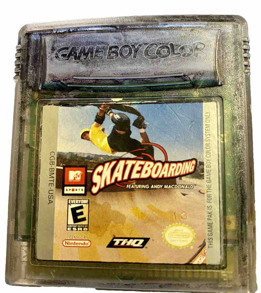 MTX Skateboarding Featuring Andy Macdonald-Gameboy Color