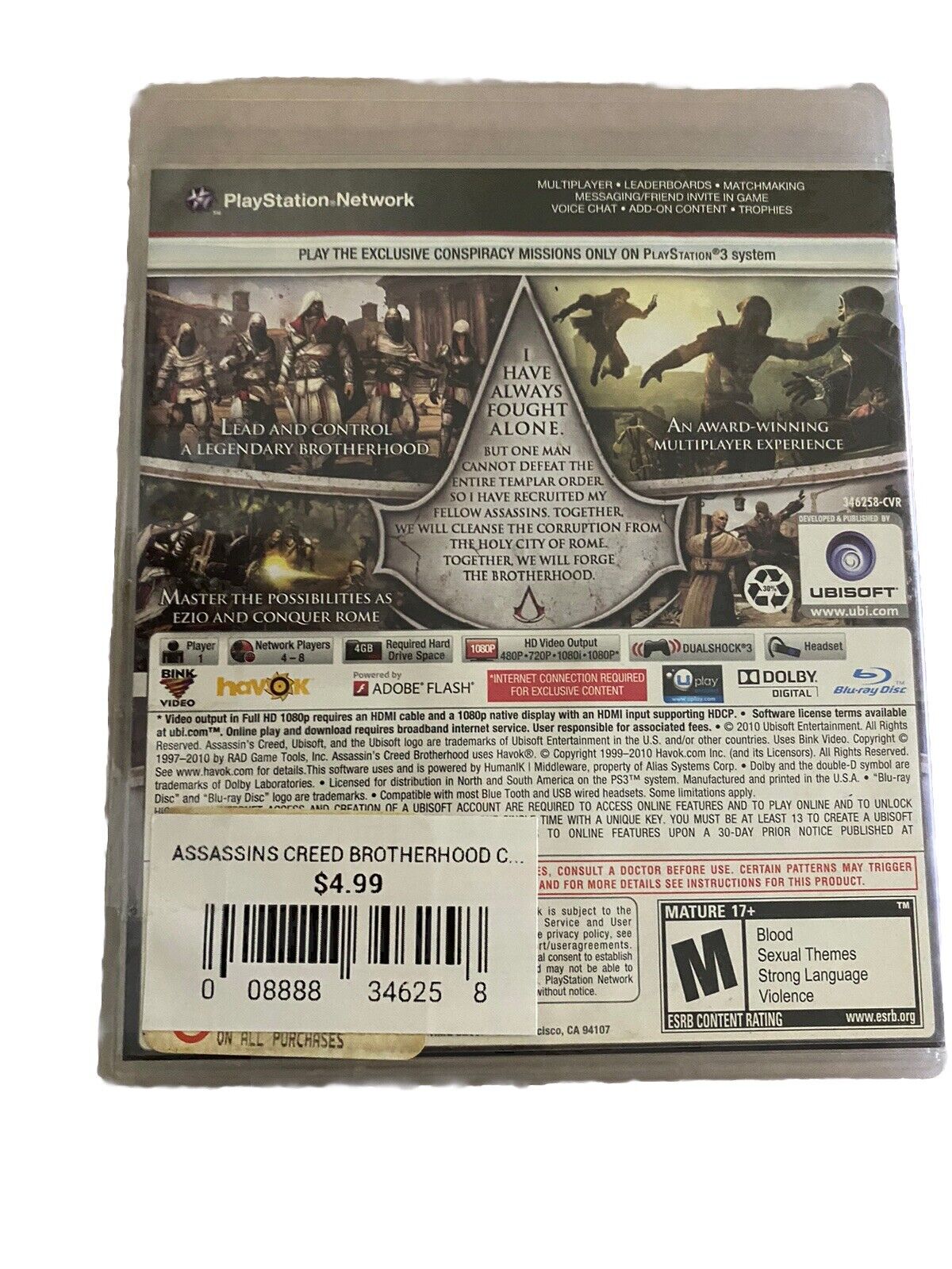 Assassins Creed Brotherhood-PS3