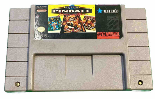 Super Pinball: Behind the Mask - Super Nintendo