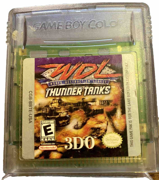 WDL World Destruction League Thunder Tanks-Gameboy Color