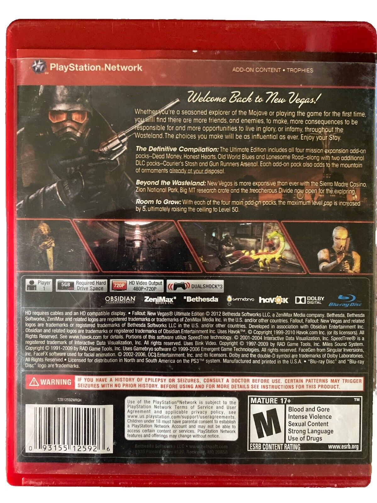 Fallout New Vegas Ultimate Edition-PS3