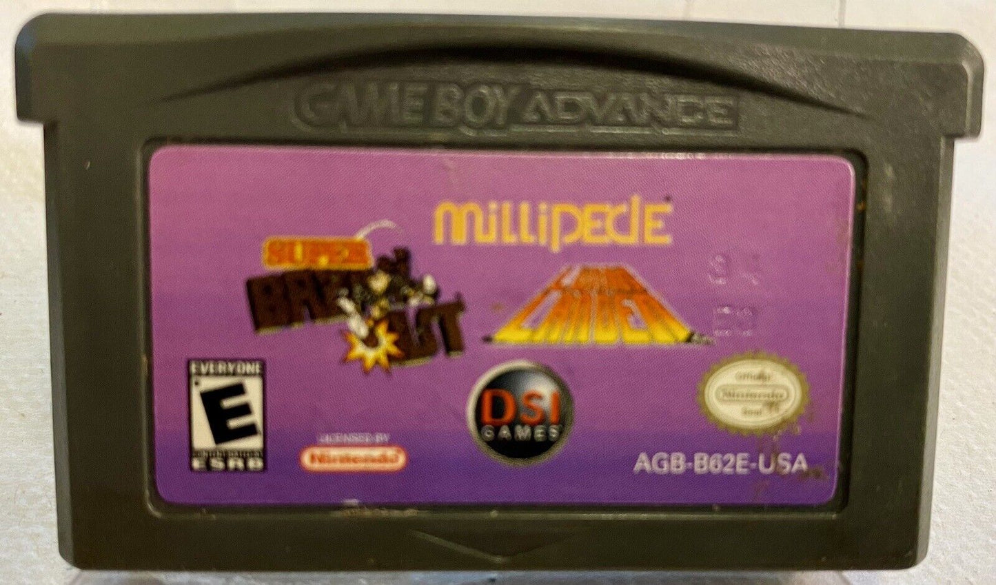 Millipede-Super Break Out-Lunar Lander Gameboy Advance