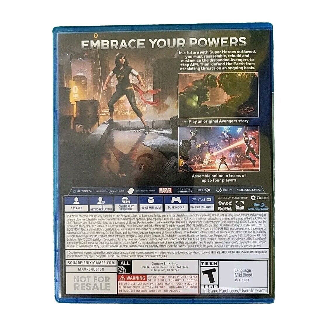 Marvel Avengers-PS4