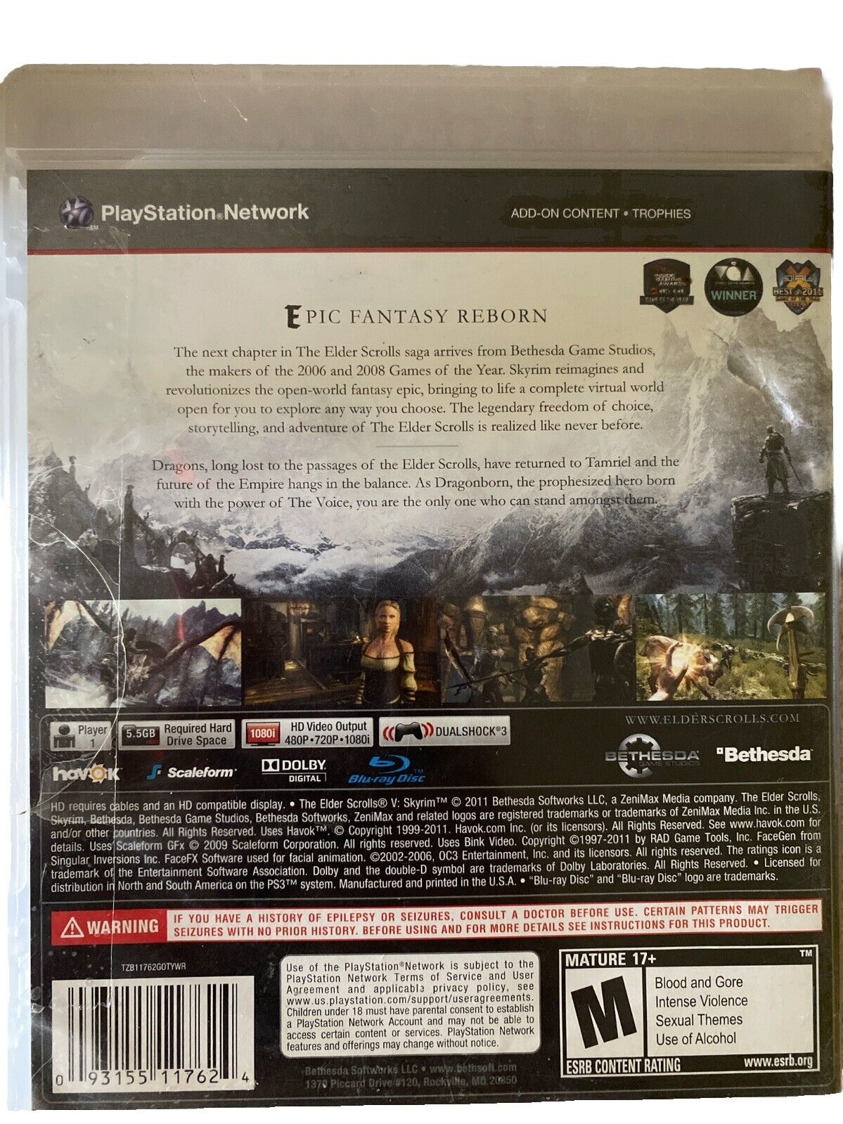 Elder Scrolls V Skyrim-PS3