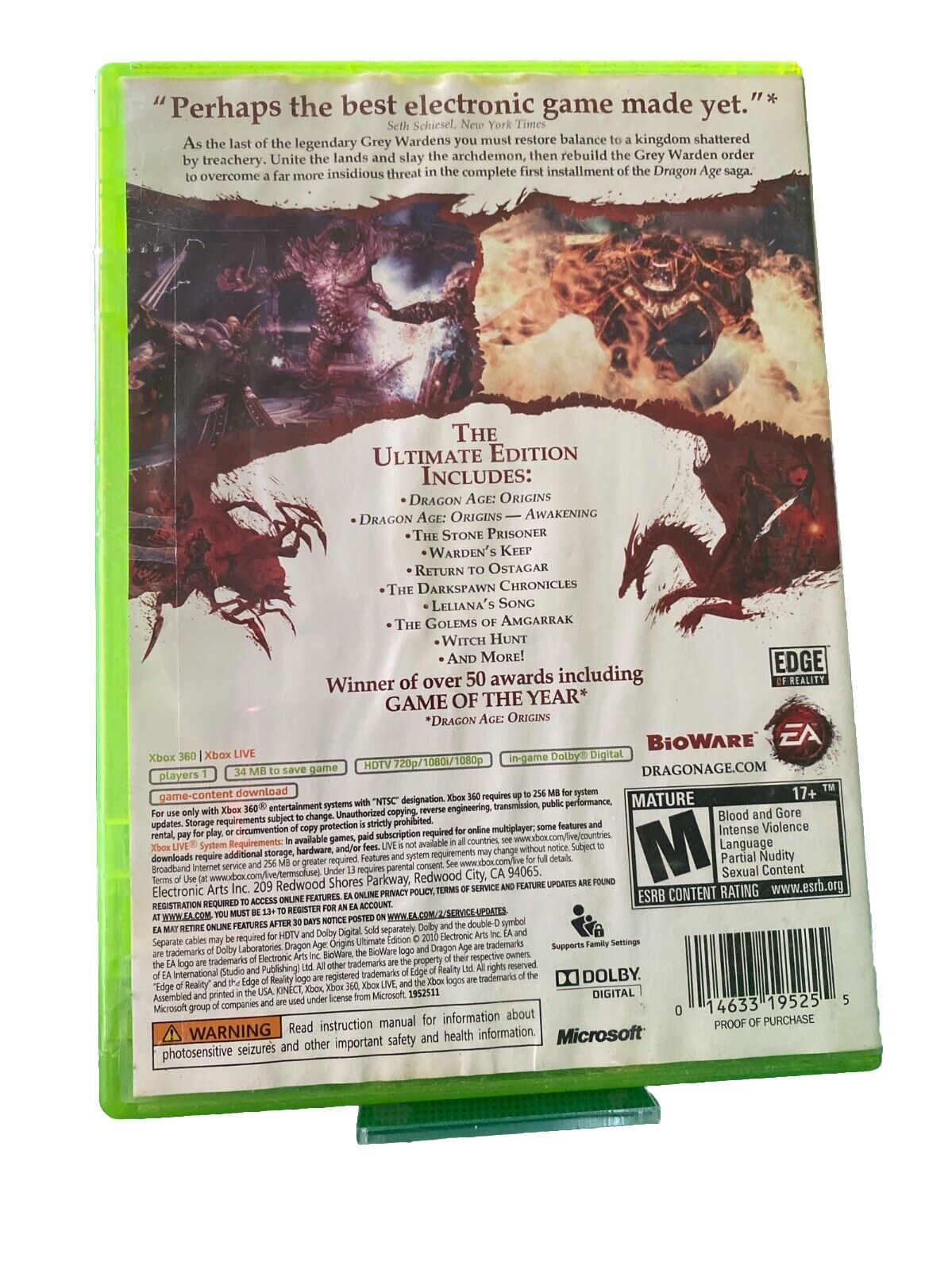 Dragon Age Origins Ultimate Edition-Xbox 360