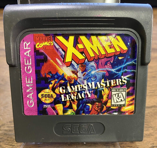 X-Men Xmen Games Masters Legacy Game Gear