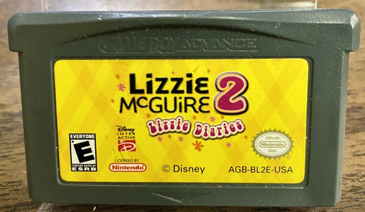 Lizzie McGuire 2 Lizzie Diaries Gameboy Advance