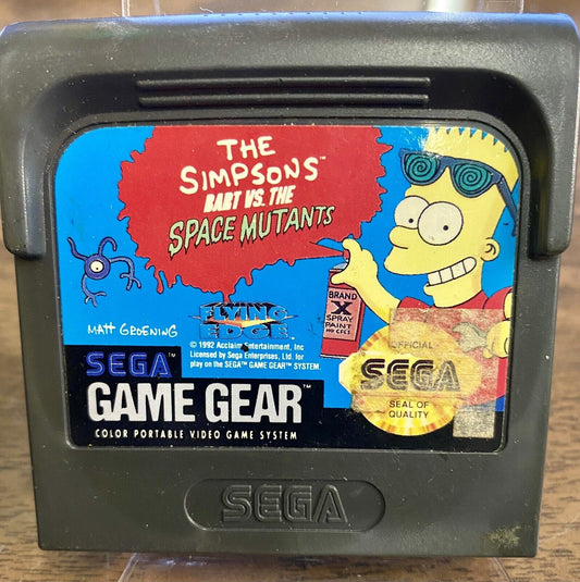 The Simpsons Bart VS The Space Mutants-Game Gear