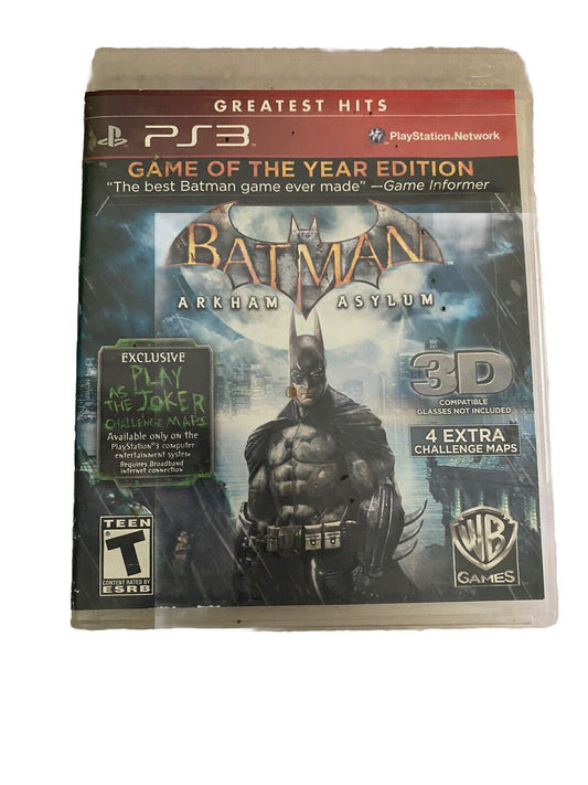 Batman Arkham Asylum Game Of The Year Edition-PS3