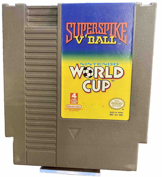 Super Spike Volleyball and World Cup Soccer - Nintendo