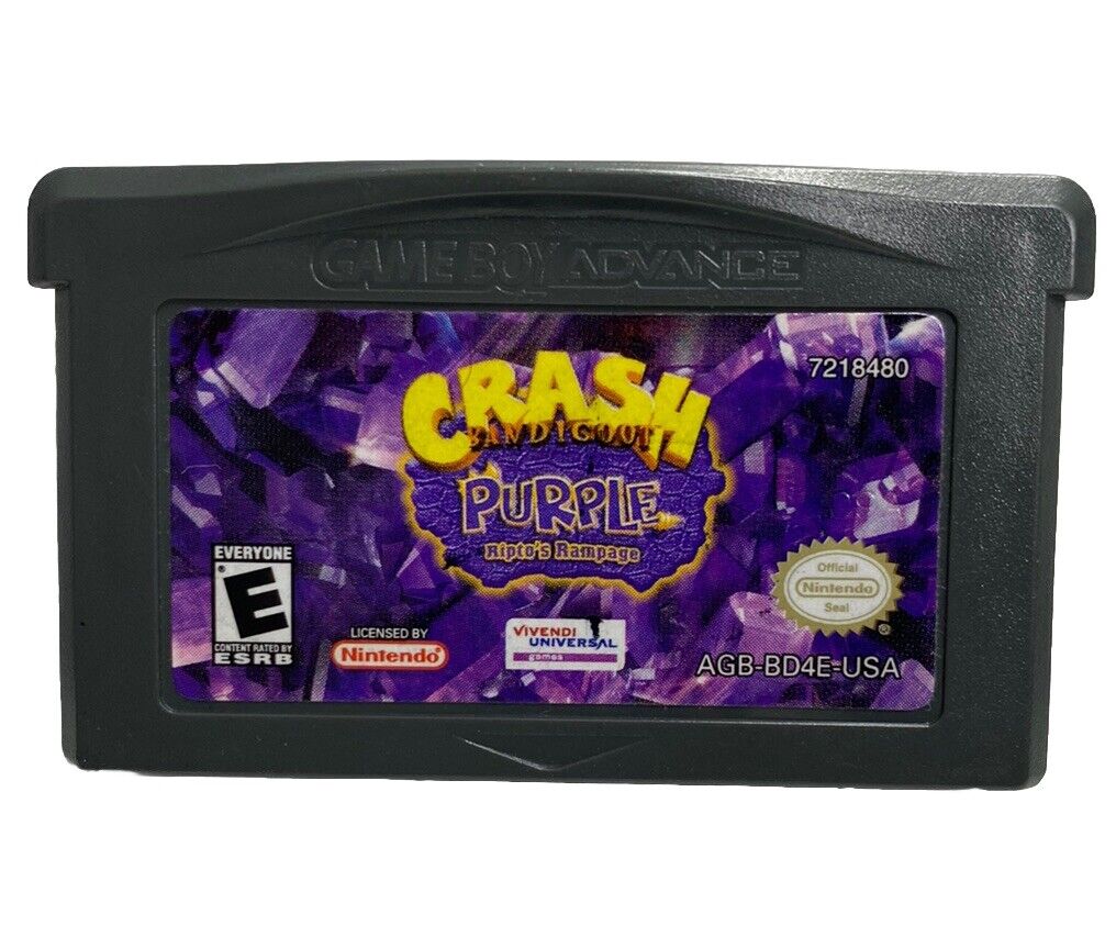 Crash Bandicoot Purple Riptors Rampage-Gameboy Advance