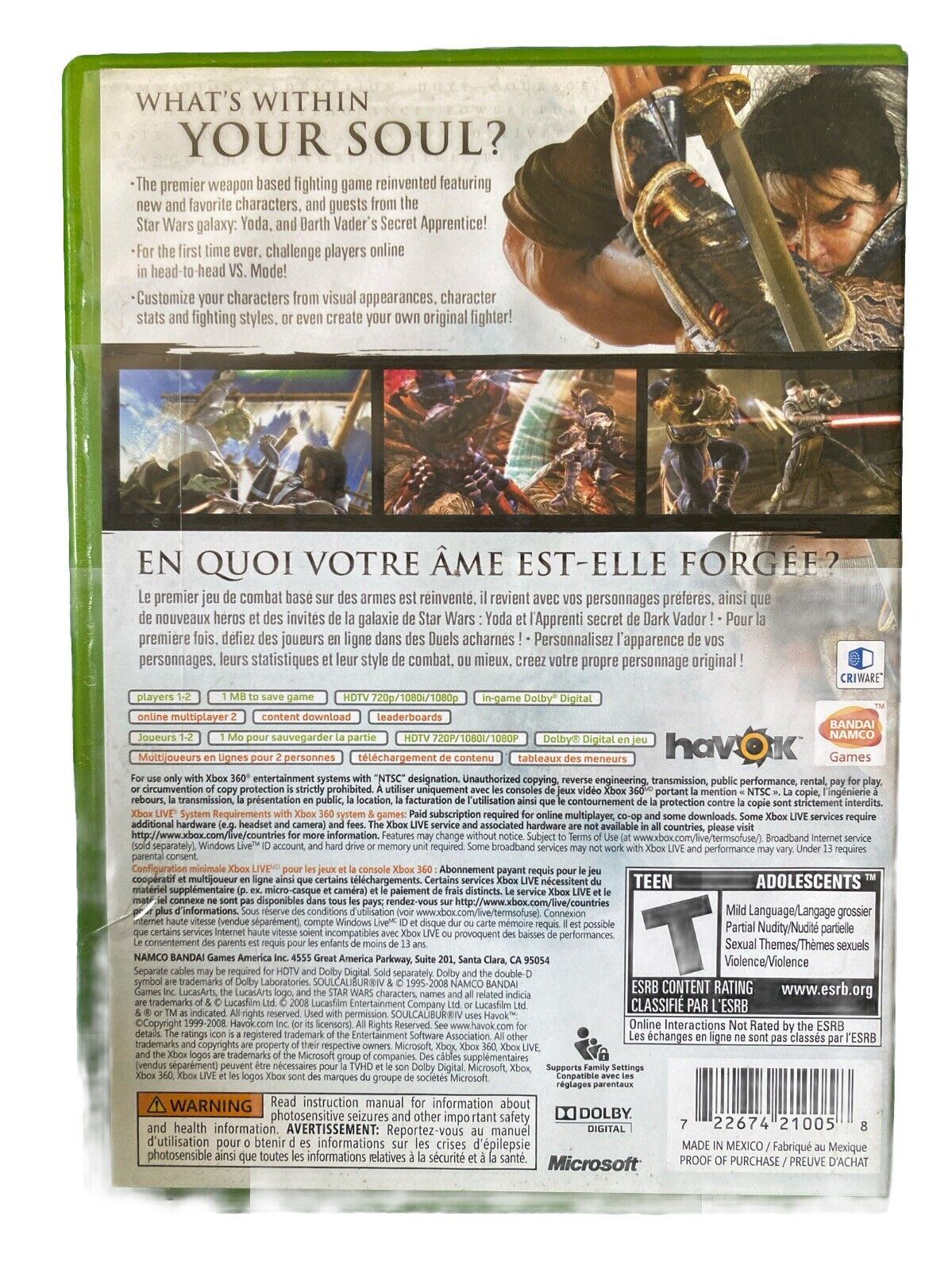 Soul Calibur IV-Xbox 360