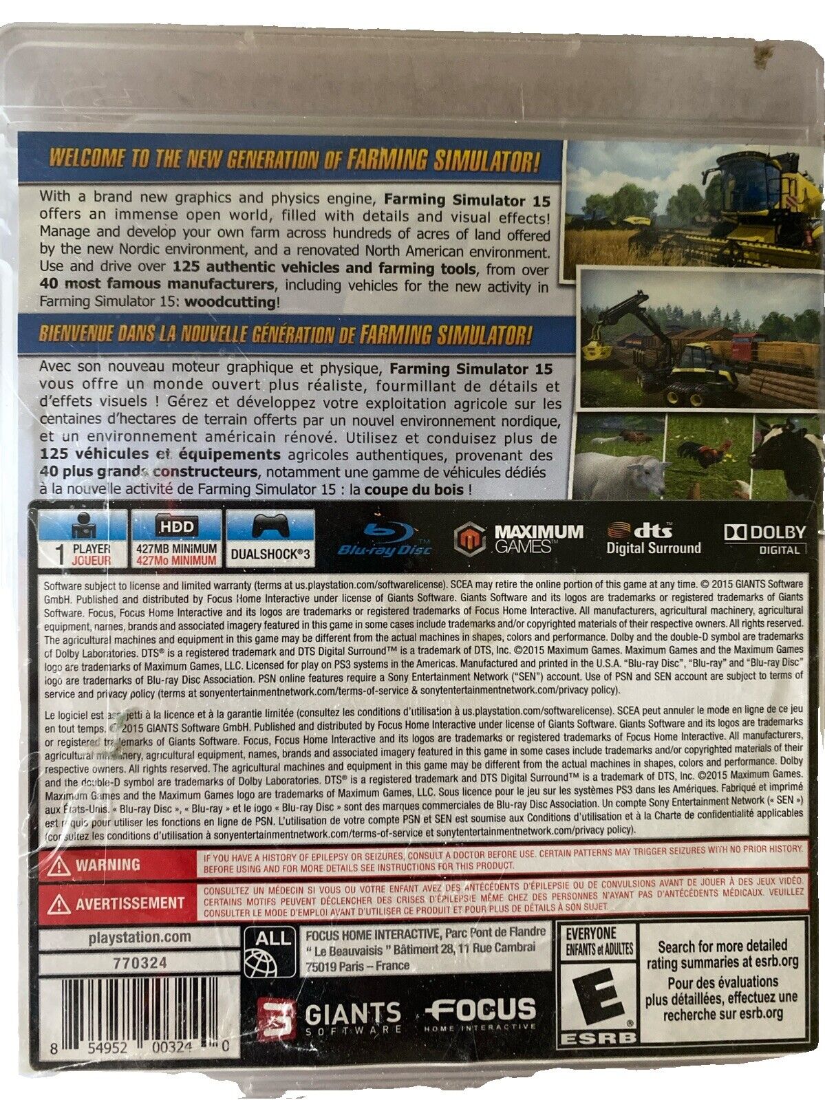 Farming Simulator 15-PS3